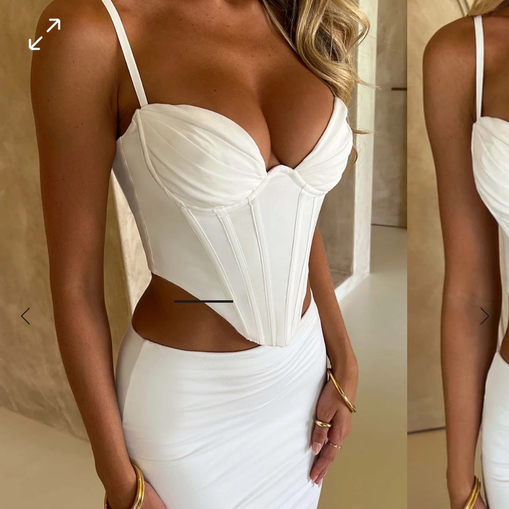 COPY - Babyboo fashion Maddie corset -white
